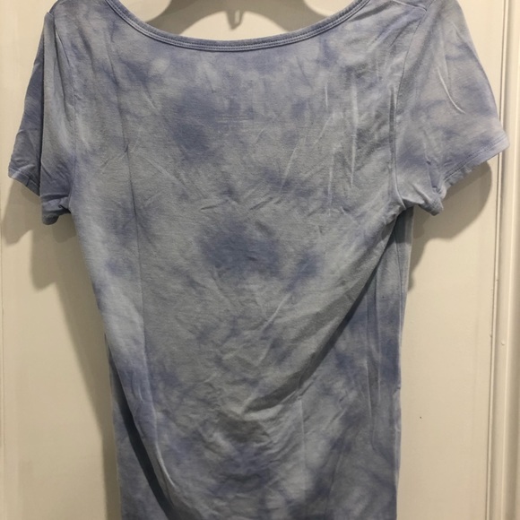 AEO Soft and Sexy blue tie-dye t-shirt. Size XS - Picture 4 of 5